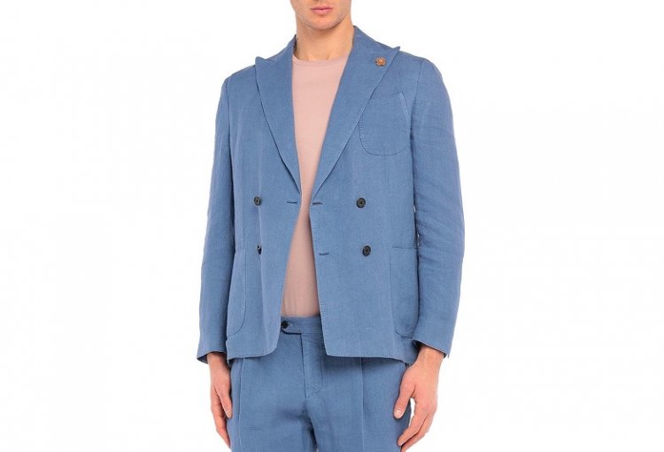 Recommended brand of blue double suits (4) "Lardini