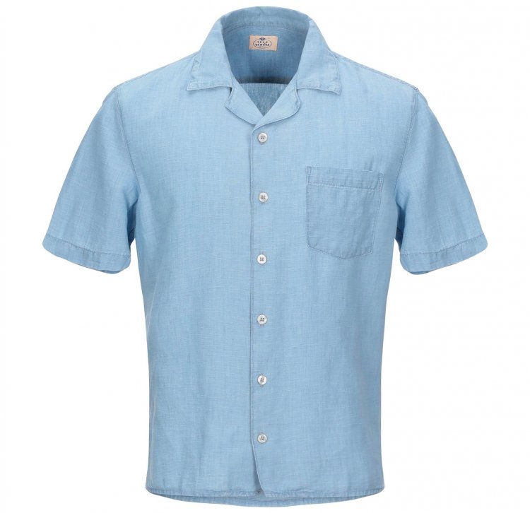 TELA GENOVA blue shirt