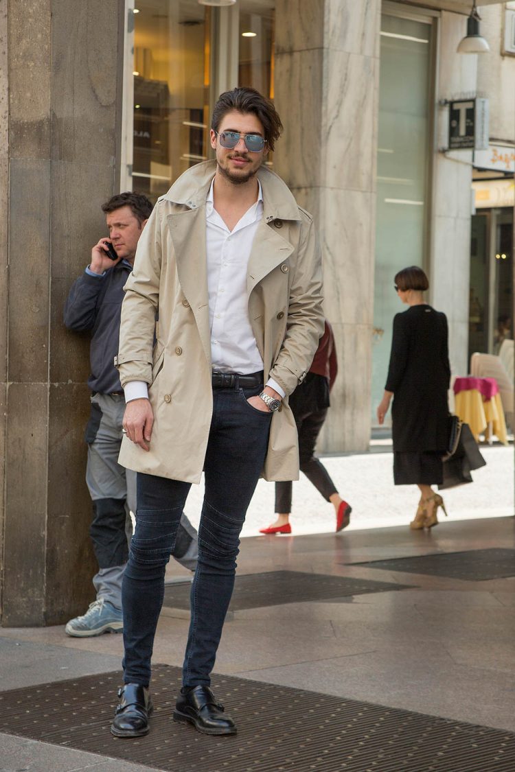 Black Skinny Coat & Trench Coat