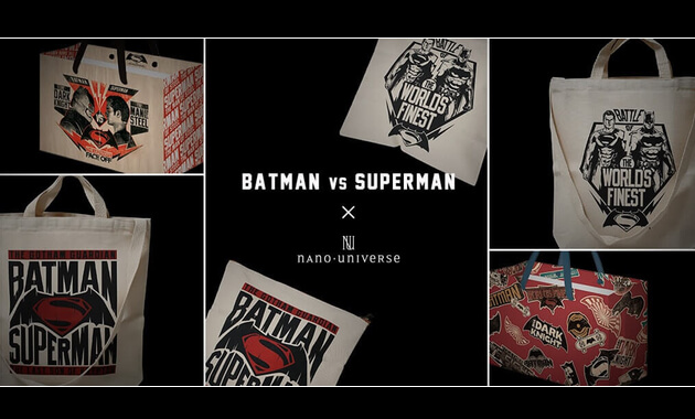 限定クラッチバッグ トートが発売へ 映画batman Vs Superman ナノユニバース メンズファッションメディア Sciakysciaky 男前研究所