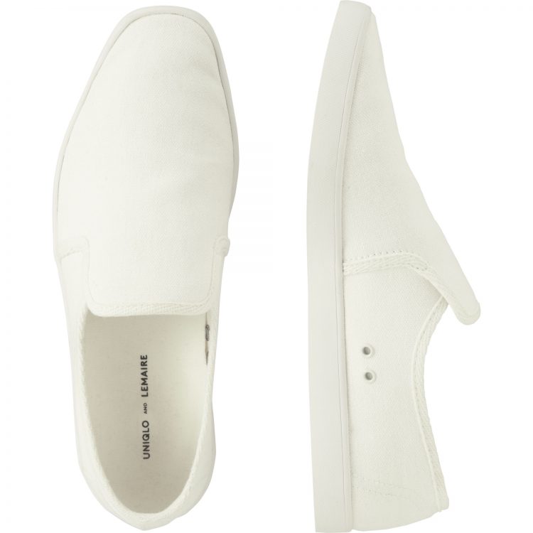 Uniqlo Andrmele Slip-on Sneakers White/White