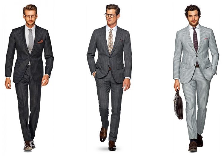 Gray Business Suit Dressing