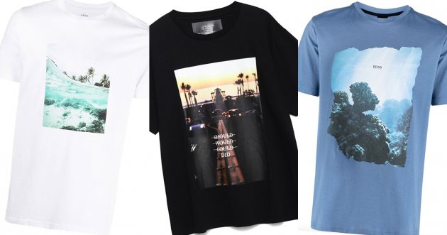 For a summery boost! 6 photo print T-shirts we recommend!