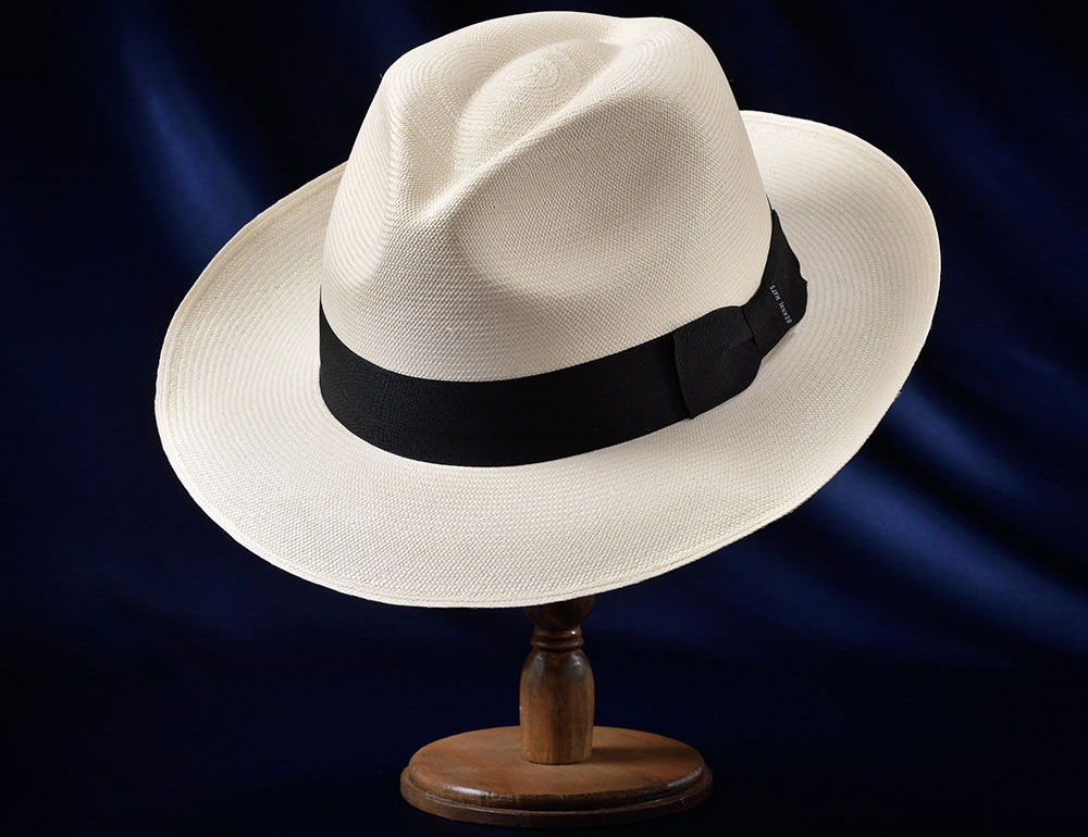 夏の紳士の粋なパナマ Borsalino ファインモデル ¥6万程 - 帽子