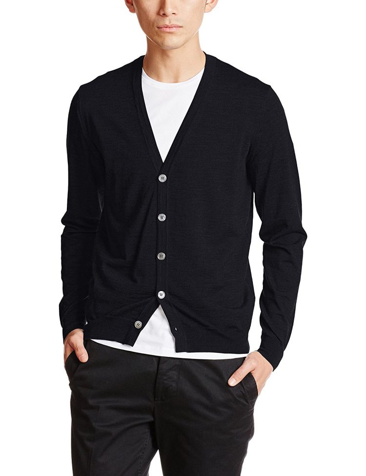 30ゲージ ウールカーディガン Drumohr modern