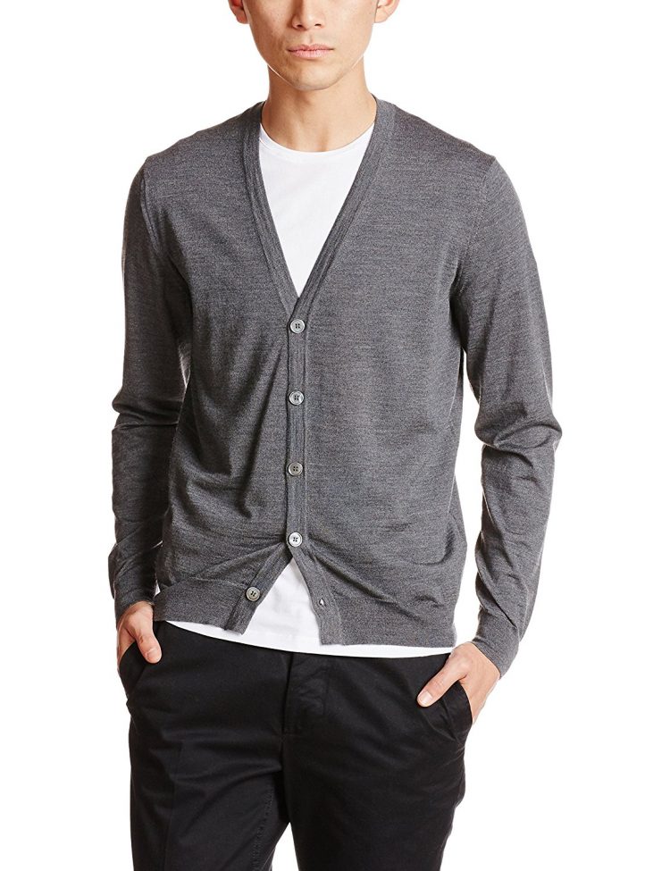 30ゲージ ウールカーディガン Drumohr modern