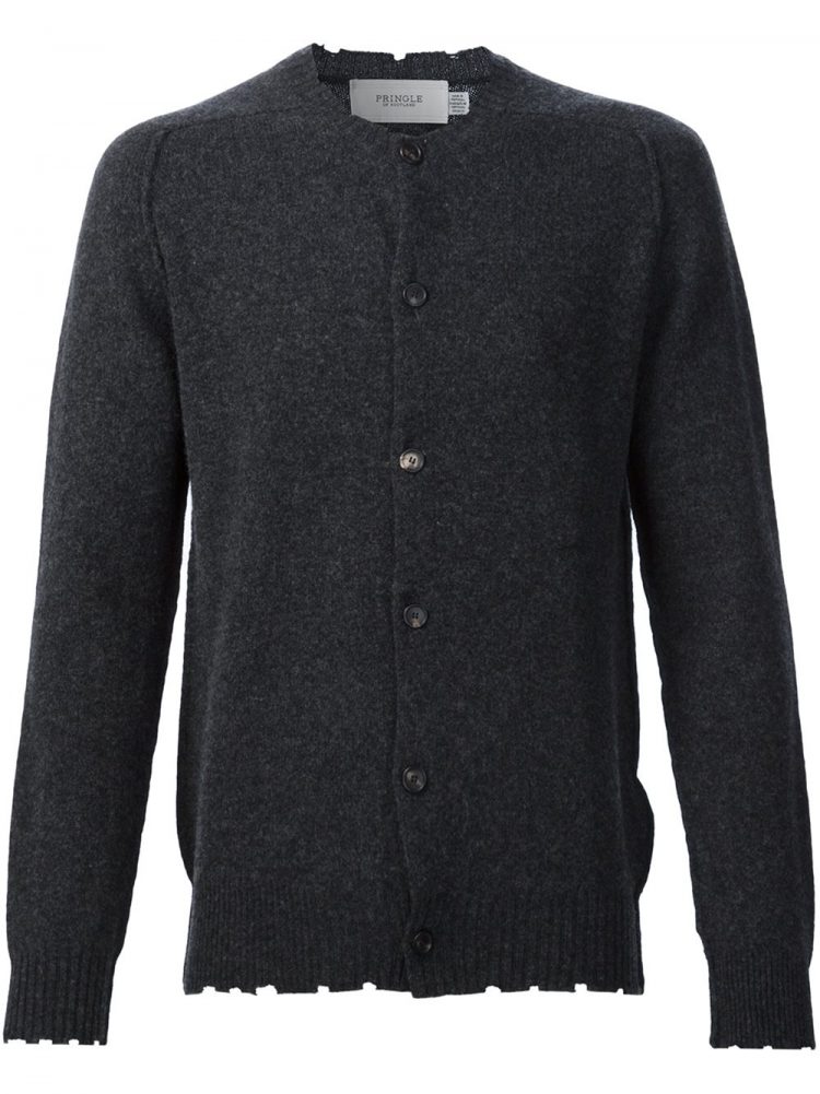 PRINGLE OF SCOTLAND Damaged lamb cardigan