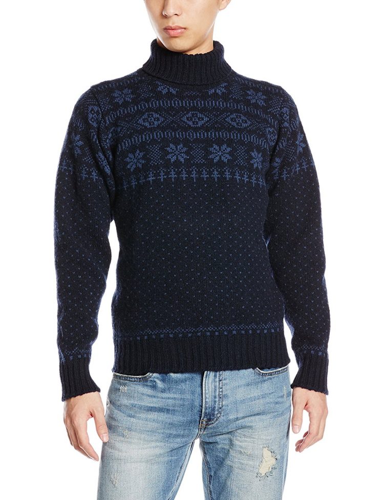 JAMIESON'S AOFI Pullover With Polo Neck