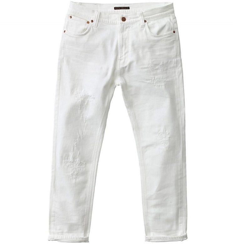 Nudie Jeans(ヌーディージーンズ) BRUTE KNUT PITCH WHITE
