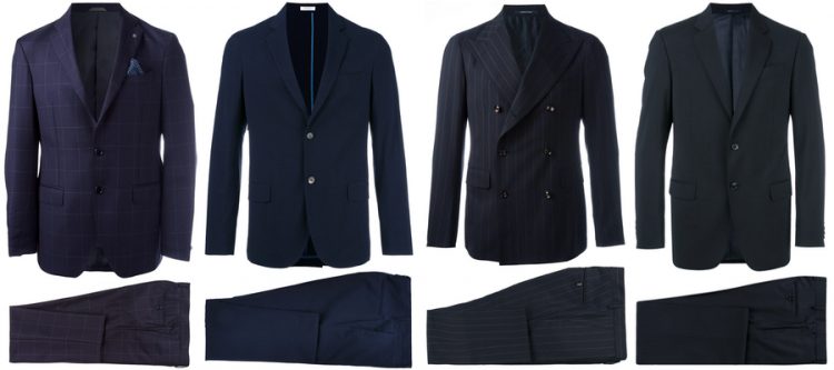 navy suit