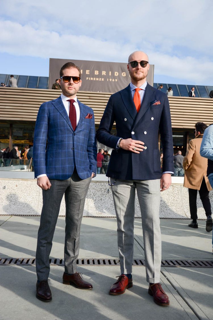 Jacket style with color spiced up with ties