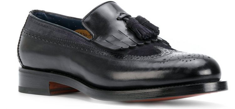 SANTONI(サントーニ) フリンジ ローファー