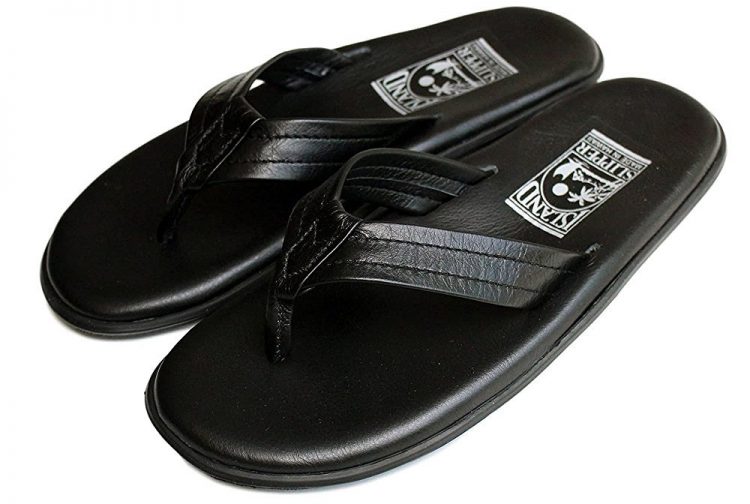 ISLAND SLIPPER Leather Thong Sandal