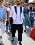 夏服ファッションコーディネート ミックススタイル
