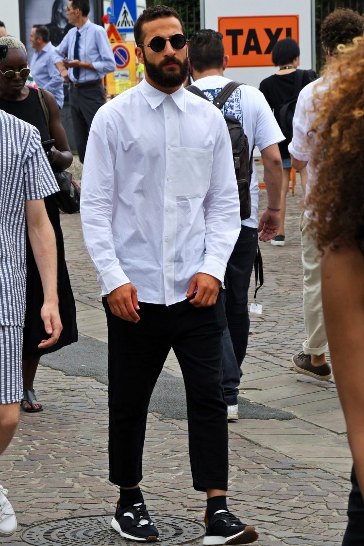 Monotone & White Shirt