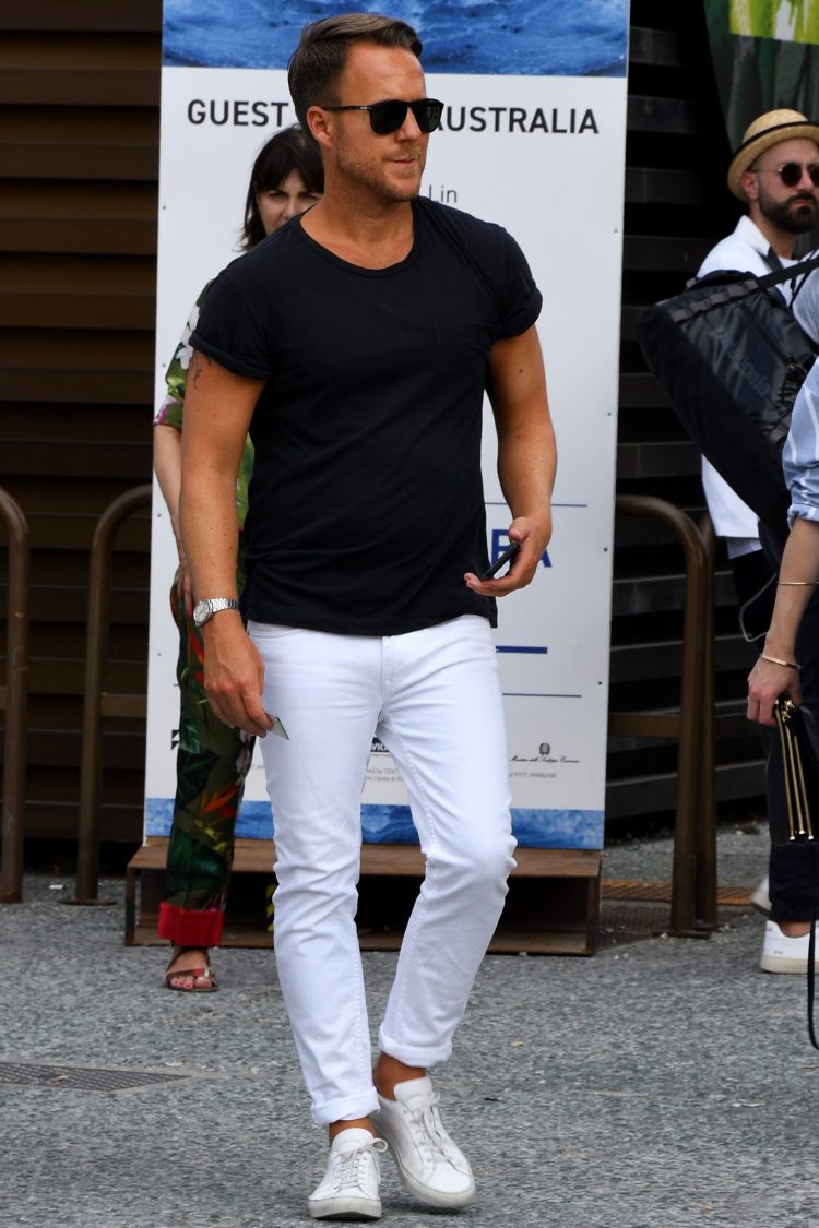 Monotone & White Pants