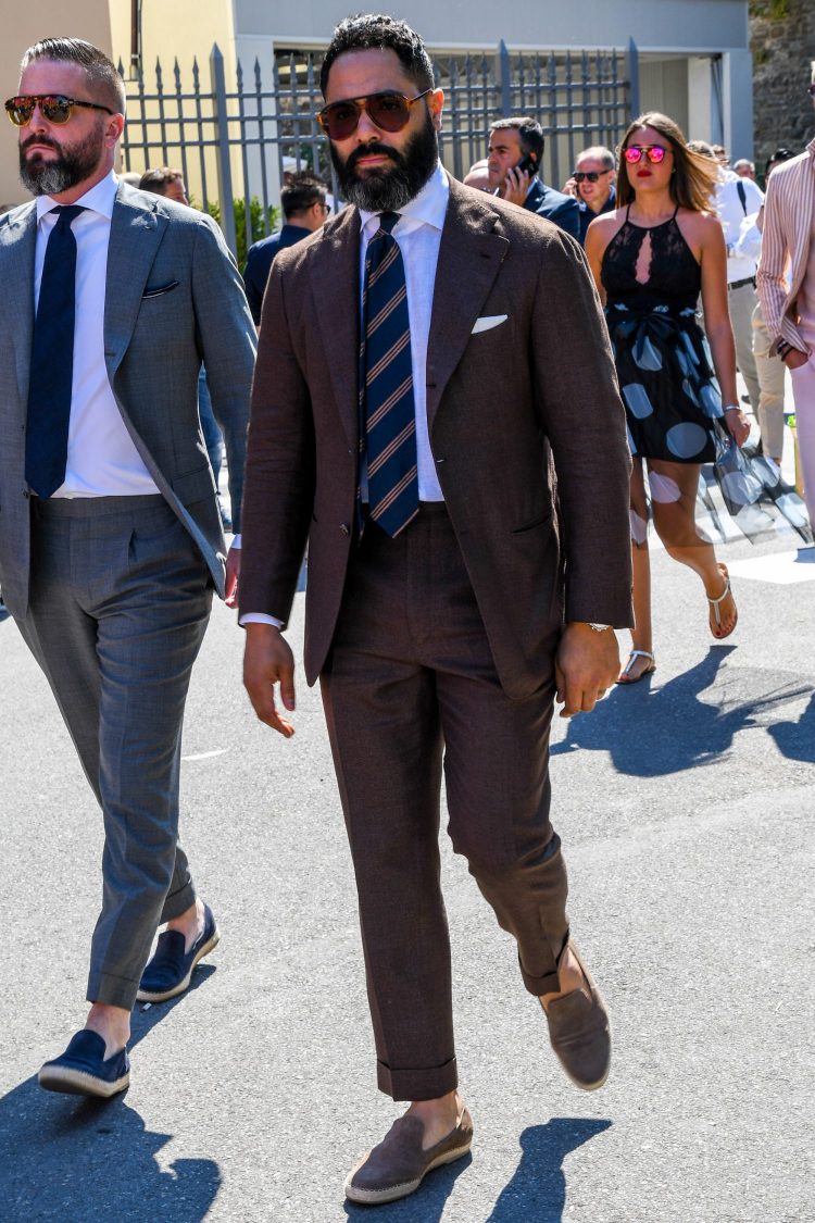Espadrilles x Brown Suit