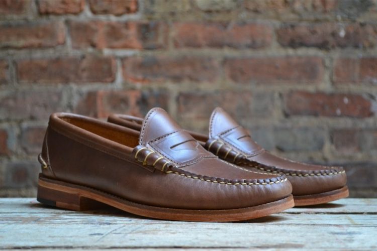 oakstreetbootmakersnaturalbeefrollpennyloaferdetail OTOKOMAE