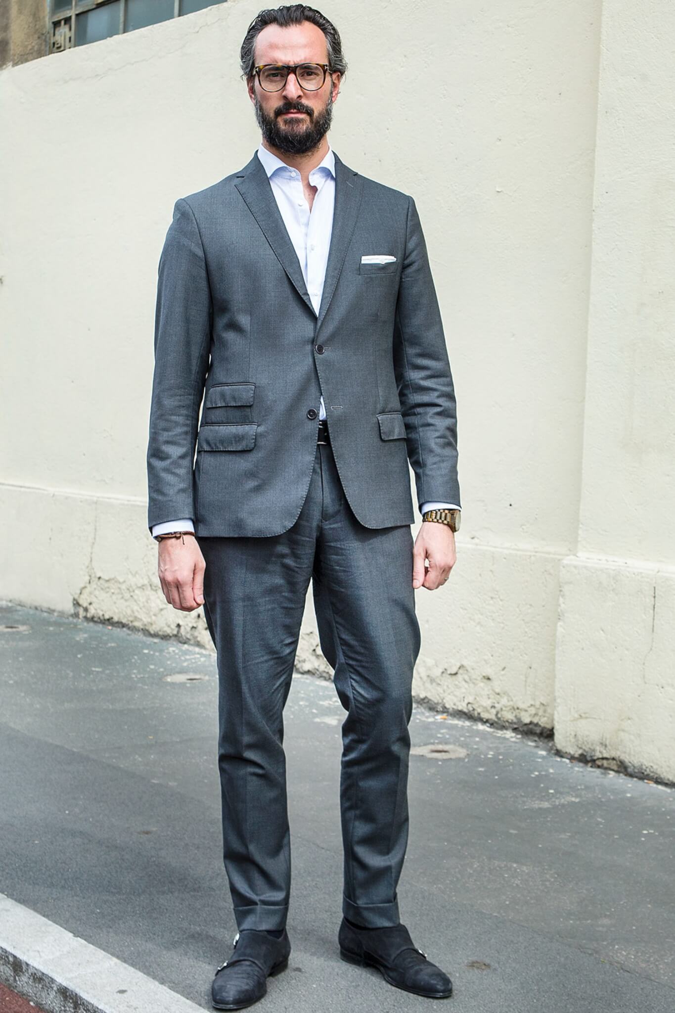 The Chicest Way to Wear a Gray Suit [2023 Newest]. | Men's Fashion ...