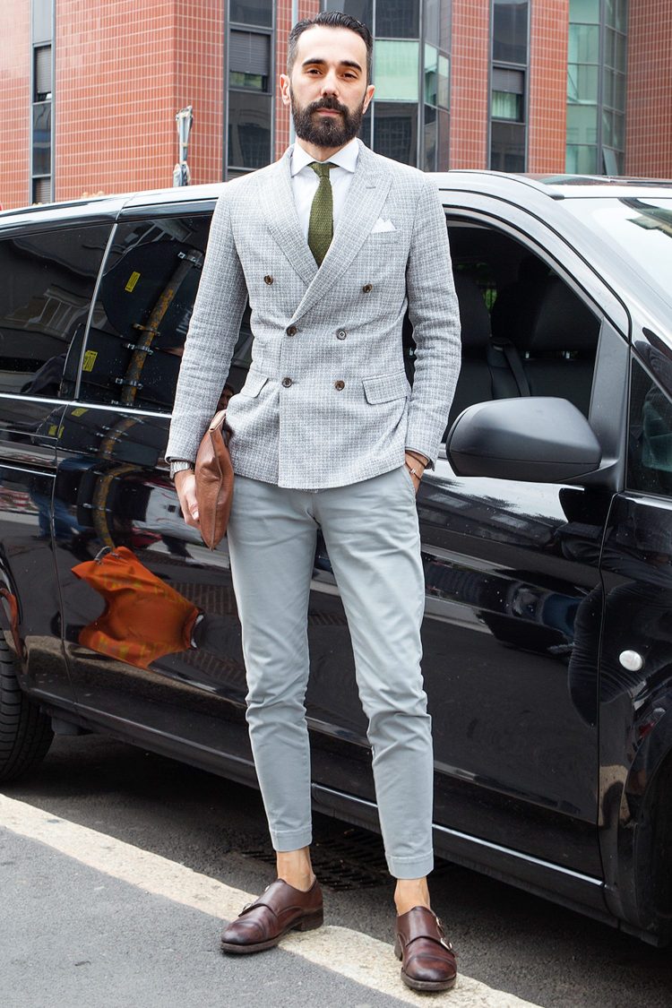 Gray pants fit a wide range of coordinates!