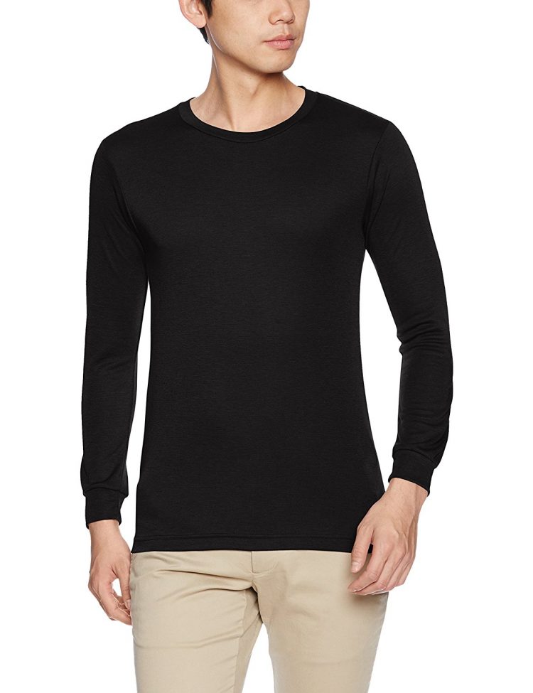 B.V.D. B.V.D. Livestock warmth-retaining crew-neck long-sleeved T-shirt