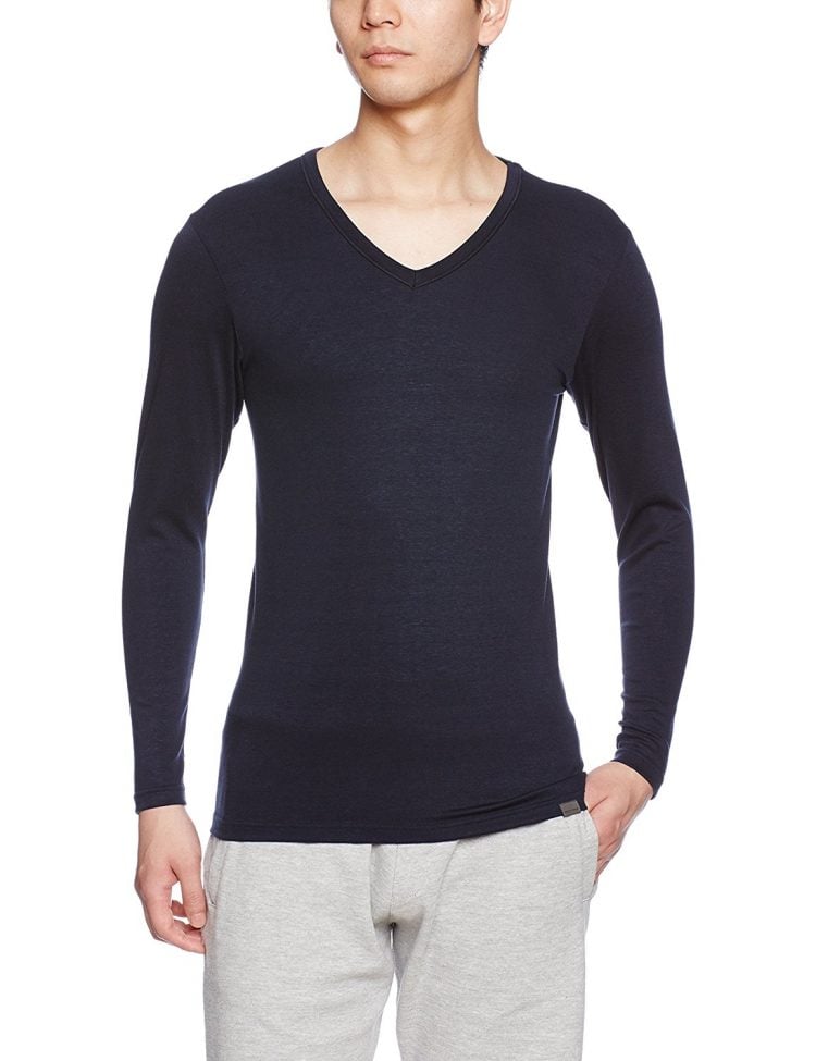 BODY WILD Long Sleeve Shirt V-Neck