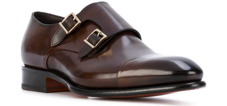 SANTONI Monk Strap Shoes