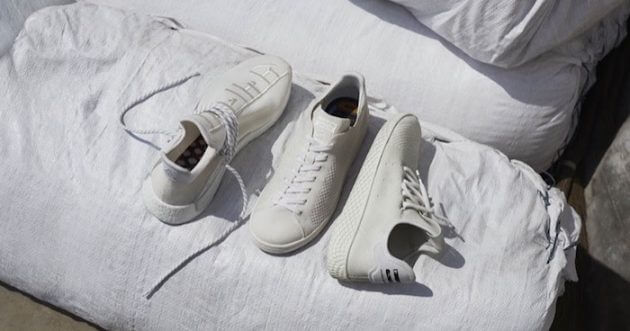 「adidas Originals×ファレル・ウィリアムス」による純白コラボレートコレクションが発売