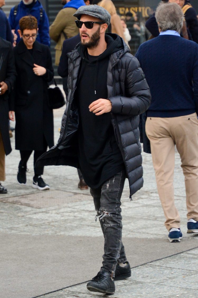 Adidas sneaker coordinate ""Superstar" in all-black style