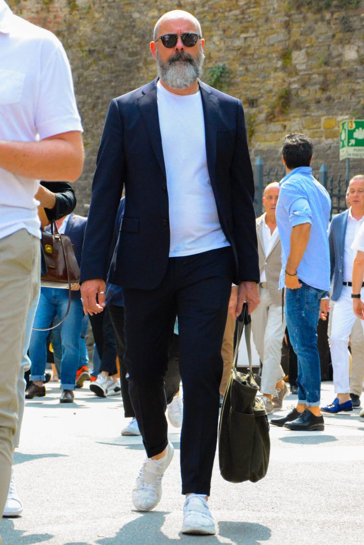 Summer suits and sneakers are ironclad!