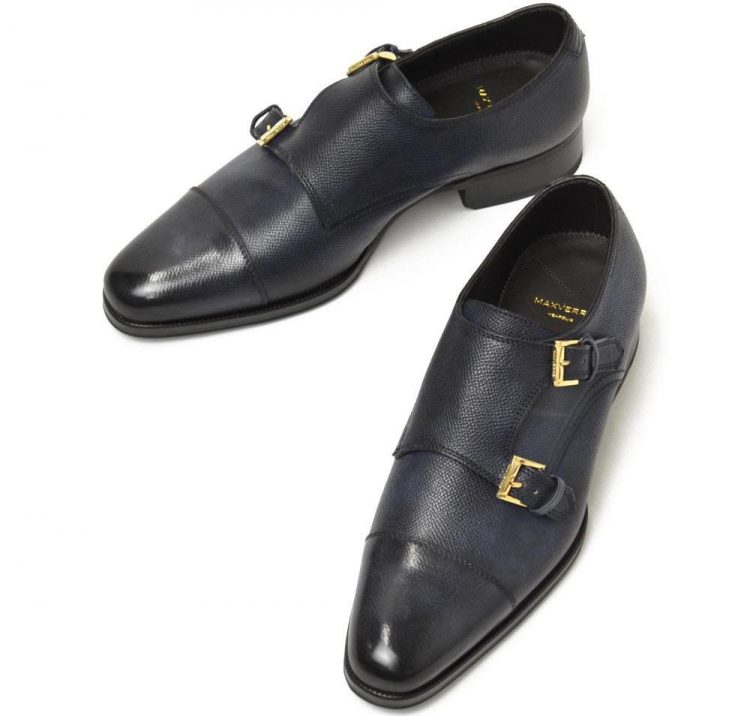 MAX VERRE Double Monk Strap Shoes