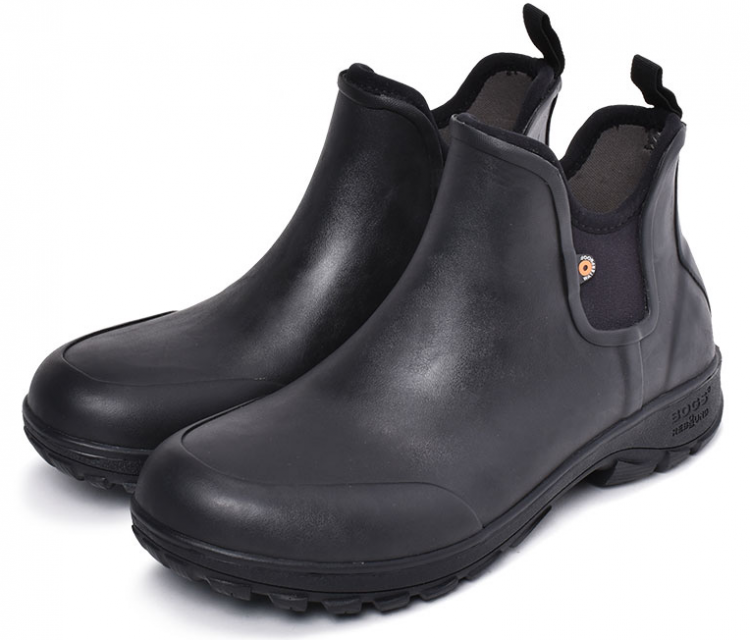 BOGS Rain Boots SAUVIE" - authentic rubber boots that meet the expectations of hard workers.