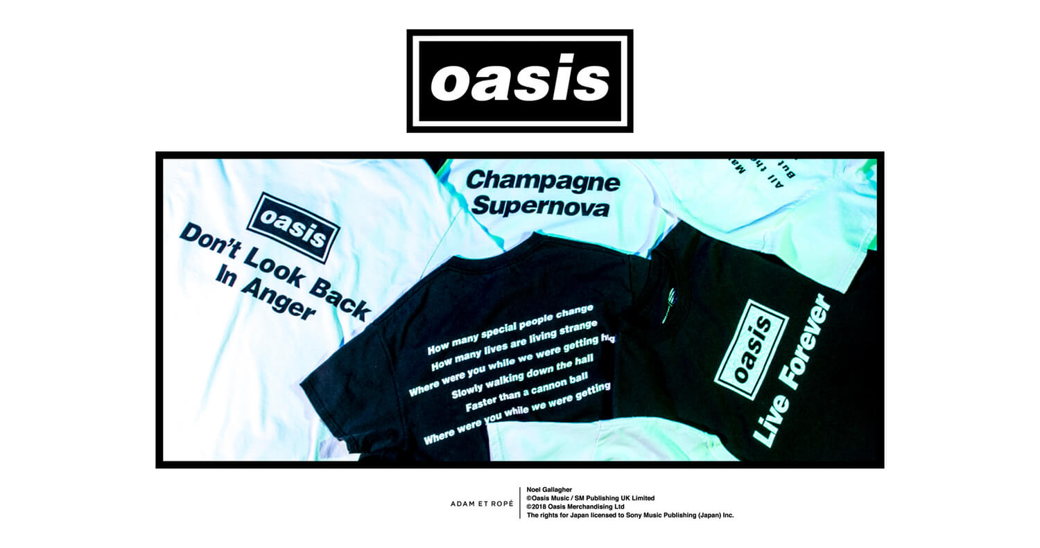 ADAM ET ROPÉ launches a special order T-shirt collection for oasis