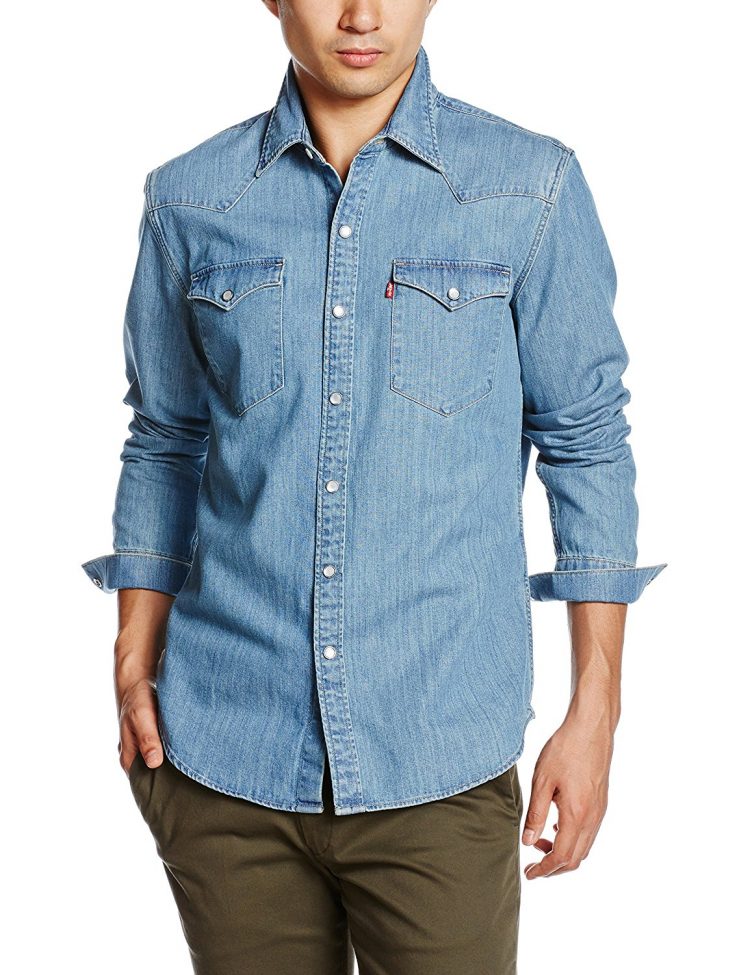 Levi's Barstow Western Shirt RED CAST STONE