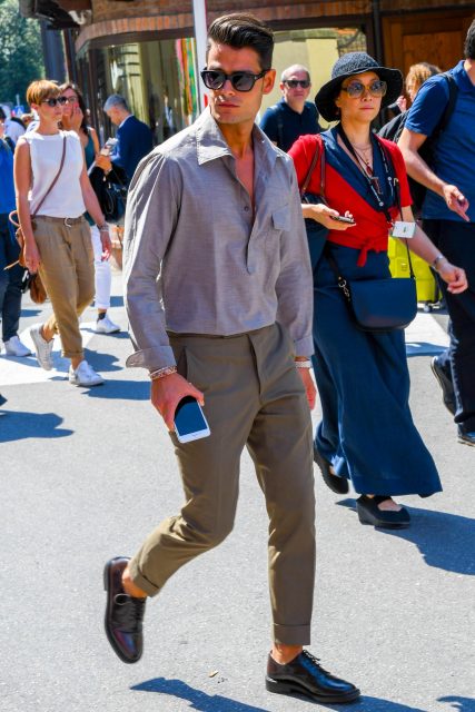 How to Elevate Men's Codes with Slacks (5) "If you are conscious of the finish of the hem depending on your taste, you will look much more stylish!
