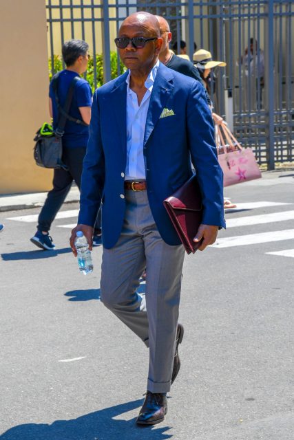 How to Elevate Men's Codes with Slacks (5) "If you are conscious of the finish of the hem depending on your taste, you will look much more stylish!
