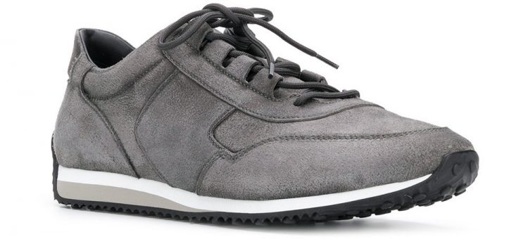 For example, gray sneakers like these " TOD'S low-top sneakers