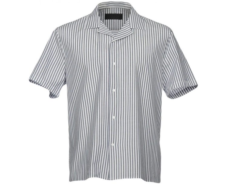 PLAC Stripe Open Collar Shirt