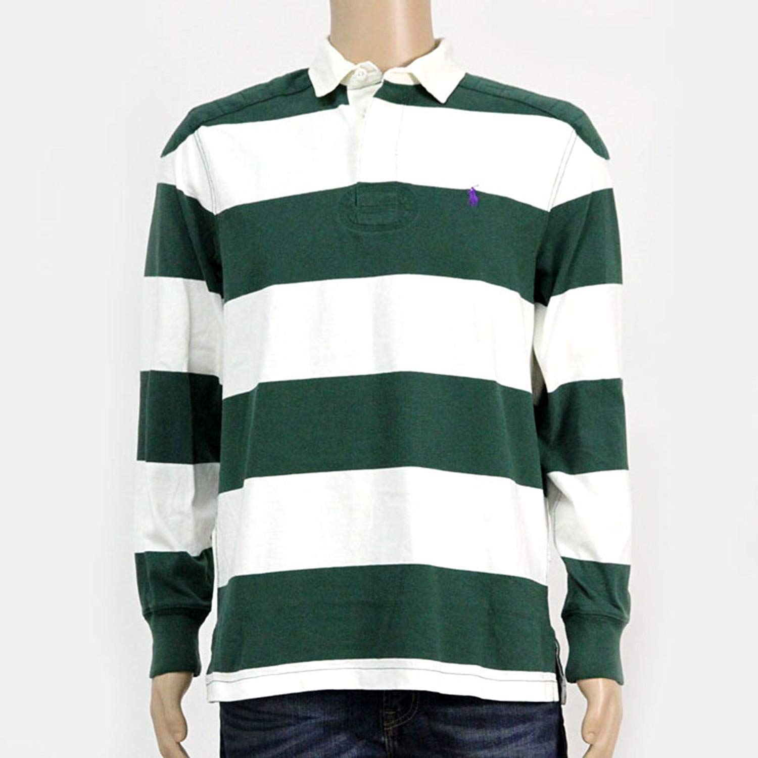 POLO RALPH LAUREN(ポロ ラルフローレン) Custom Fit Color Blocked Rugby Shirt
