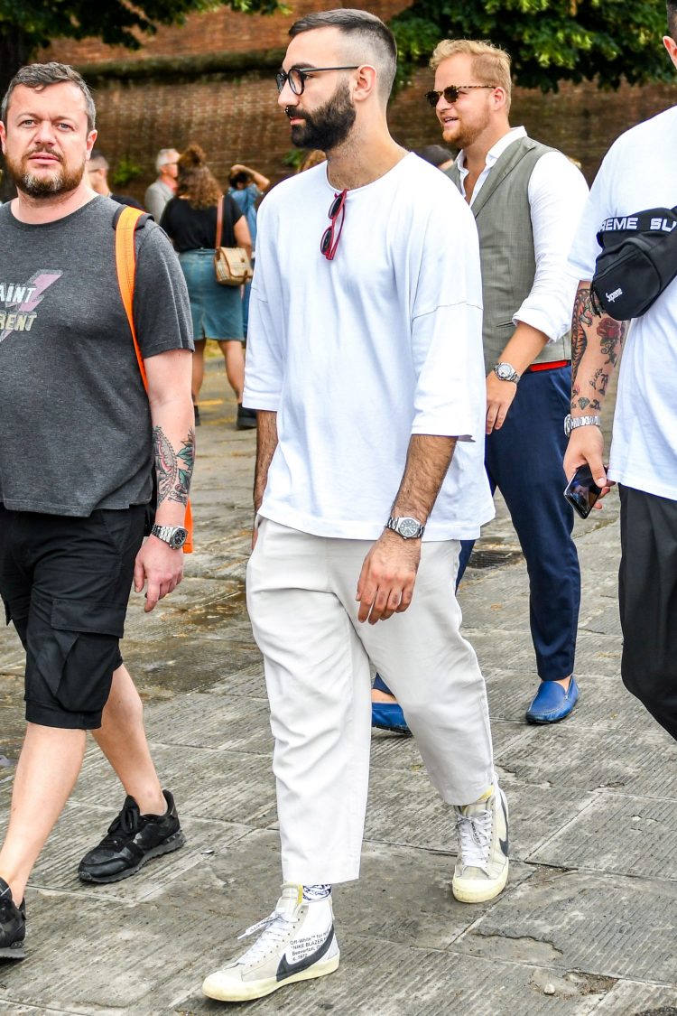 Nike Sneakers Codes "All White Codes with THE TEN's Blazer"