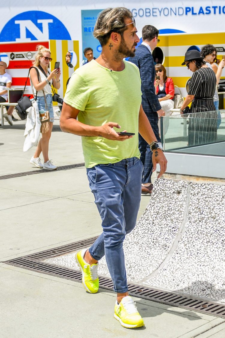 Men's coordinate that looks great in the sunshine if linked with colored tops.