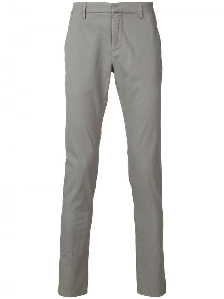 DONDUP Gray Chino Pants