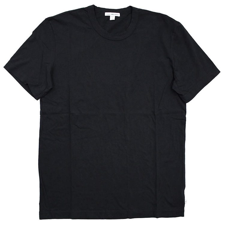 JAMES PERSE Short-sleeved crew-neck cut and sewn