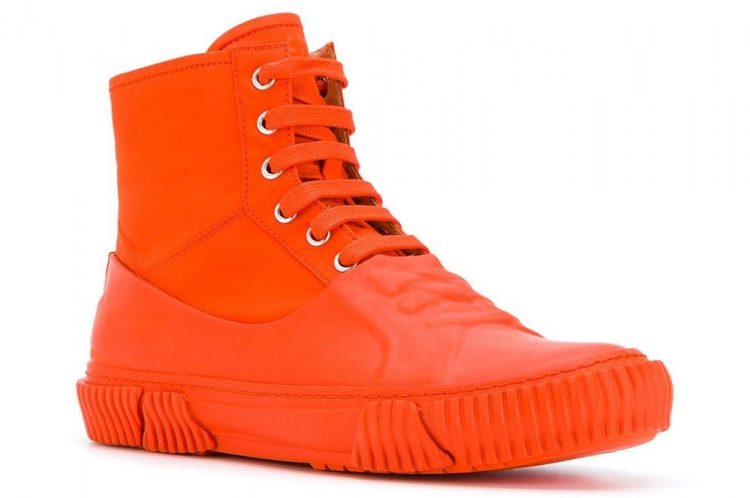 BOTH Orange High Cut Sneakers