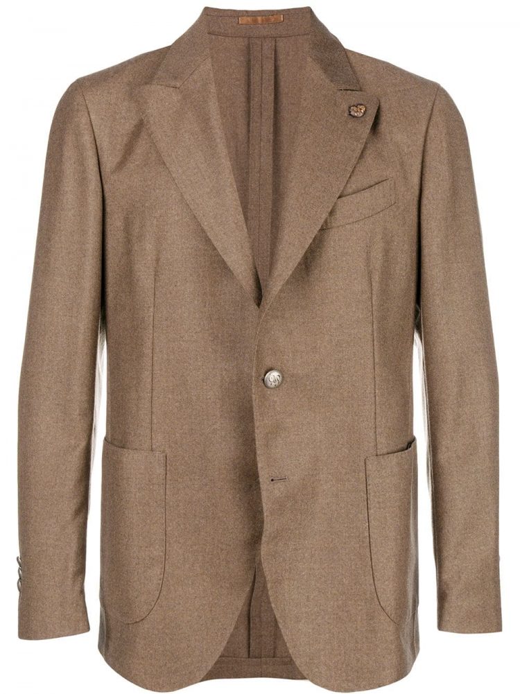 GABRIELLE PASINI Single Brown Jacket
