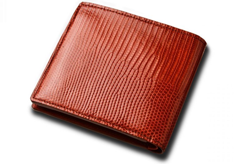 あえてリザードで二つ折り財布という粋な選択！「リザードハーフフォールドウォレット」