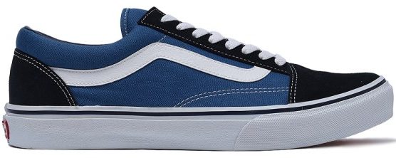 Vans Old Skool Black and Blue