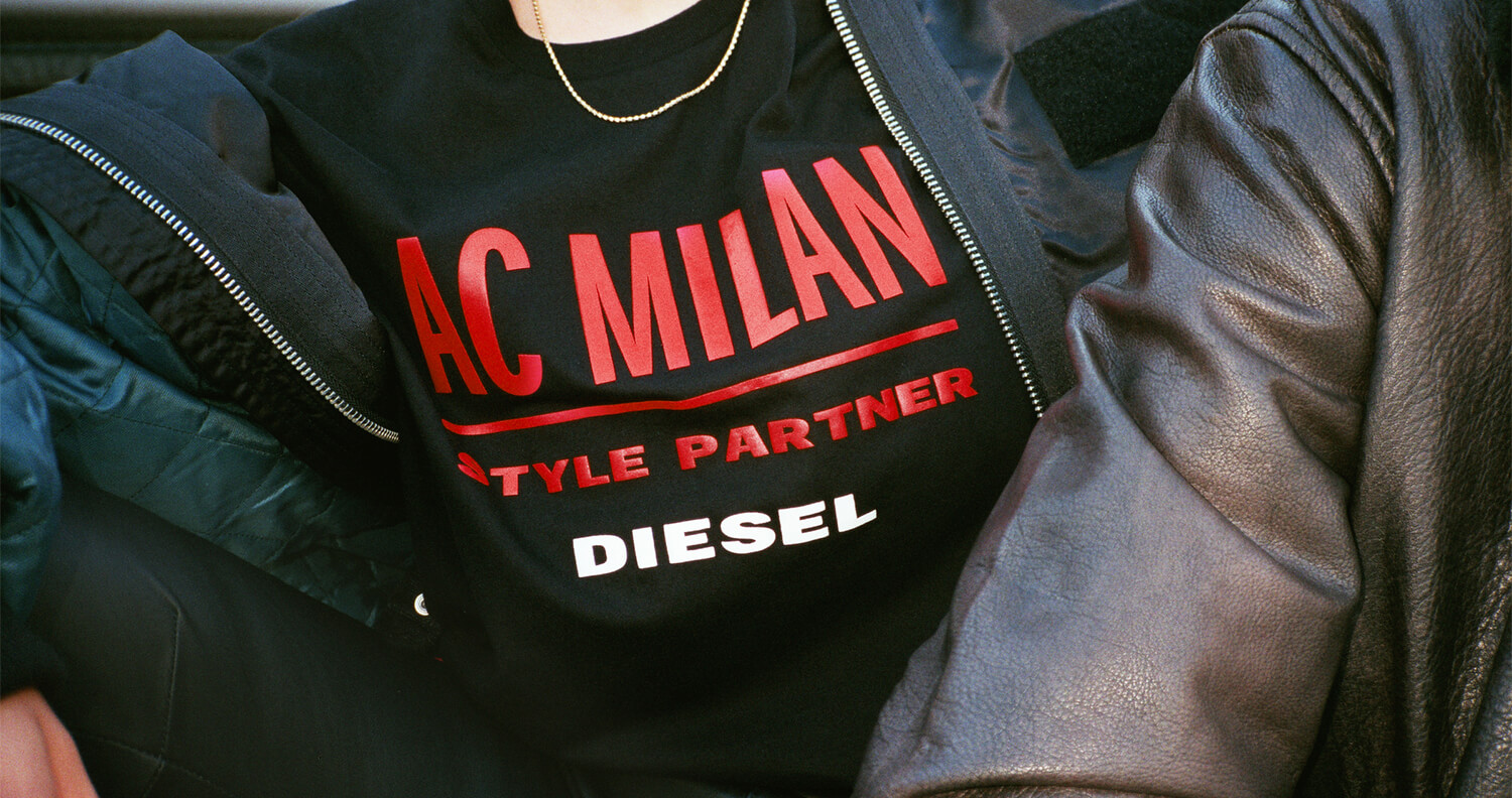 Diesel ディーゼル がacミランの新オフフィールド ユニフォームとカプセルコレクション第三弾を発表 メンズファッションメディア Otokomaeotokomae 男前研究所