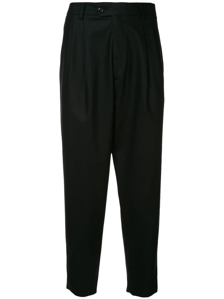 Sartorial Monk Cropped Tapered Pants