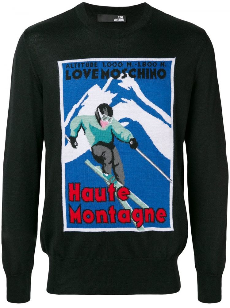 LOVE MOSCHINO Ski Club セーター